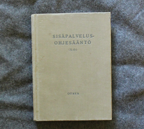 Suomen Armeijan sisäpalvelusohjesääntö (S.O.) 1929