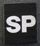 Finnish army sleeve patch, Military Police, SP