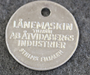 AB Åtvidabergs Industrier, Lånemaskin. Calculator manufacturer, deposit for borrowed machine.
