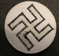 Swastika, 60mm sew on patch