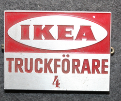 IKEA Truckförare 4. Forklift operators badge.