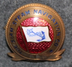 The Siam Steam Navigation Company, laivayhtiön kokardi. 1909-1932