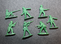 Great Attack, Plastic toy soldiers, 1980´s Tennison Trading Co. Hong Kong
