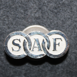 Svenska Arbetsgivareföreningen SAF, employers organization. Buttonhole pin