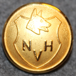 Nordisk Vakthundstjänst. K-9 security. 23mm gilt