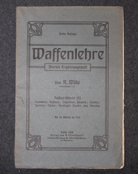 Waffenlehre, Feldartillerie III. R. Wille, 1908