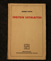 Sveitsin Sotalaitos. Aarne Sihvo, 1922