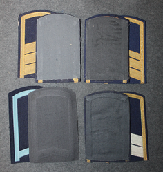 Soviet shoulder boards, blue base color.