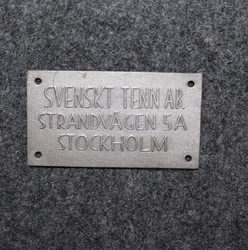 Svenskt Tenn AB, Strandvägen 5 A, Stockholm.