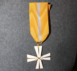 Finnish cavalry cross of merit, 925 silver.