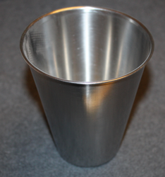Stainless Steel cup, Finnish 4dl.