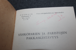 Finnish Army manual: Battery and electro cell cold hardiness, 1944