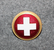 Red Cross, Röda Korset Elevhem, cap badge, early 1900's. 25mm M/1916, reverse