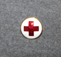 Red Cross, Röda Korset, cap badge, early 1900's. 24mm M/1916