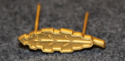 Danish Customs collar insignia ( toldvæsenet kraveløv )