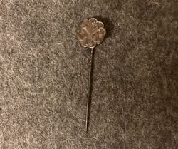 Finnish Independence war veteran union pin, silver, numbered.