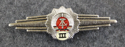 DDR, Volkspolizei III spesialist badge.