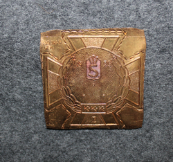Finnish Homeguard, 1929 KKK, graduation badge base plate. LAST IN STOCK