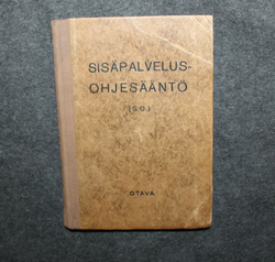 Suomen Armeijan sisäpalvelusohjesääntö (S.O.) 1940