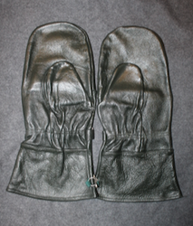 Finnish Army leather mittens M/91, size 11