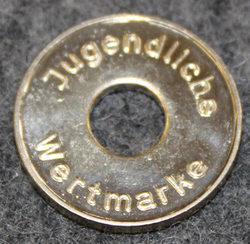 Jugendliche Wertmarke, Access token. Nickel