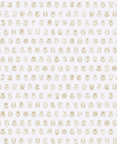 Tapetti 375030 Lady bug Off white, luonnonvalkoinen