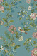 Tapetti 375062 Botanical Print, Sea blue, merensininen