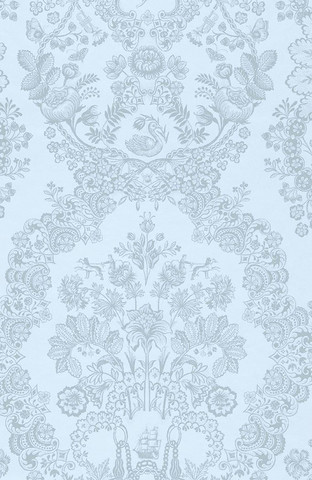 Tapetti 375045 Lacy Dutch Light blue, vaaleansininen