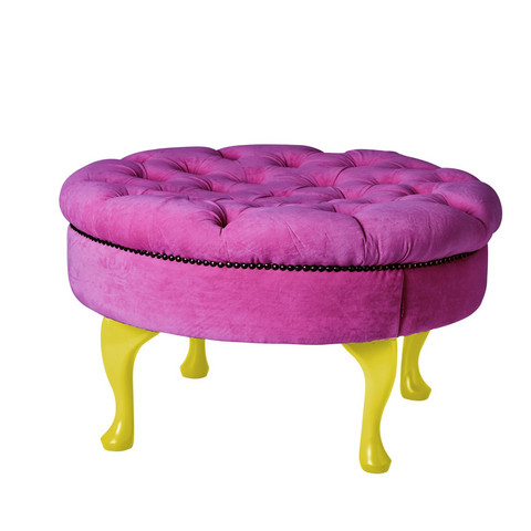 Pyöreä jalkarahi, dark pink