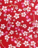 Tapetti 313027 Cherry Blossom Red, punainen