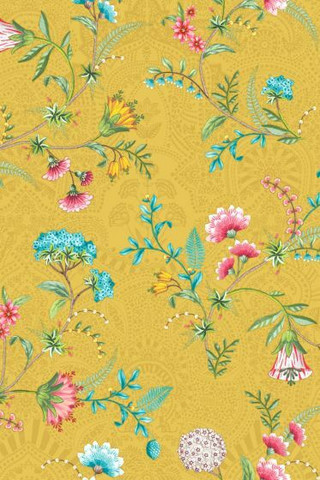 Tapetti 300123 La Majorelle Yellow, keltainen