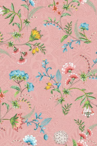 Tapetti 300122 La Majorelle Pink, vaaleanpunainen