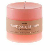 Tuoksukynttilä 7 cm, samppanjaruusu