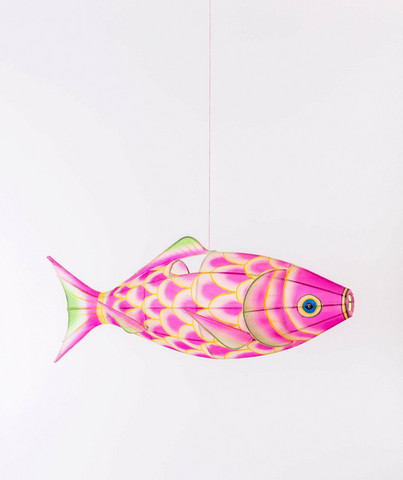 Karppi-lampunvarjostin, pinkki