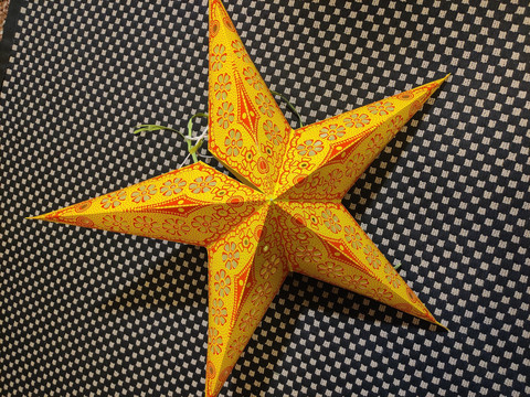 Paperitähti puna-keltainen 60cm