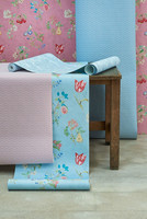 Tapetti 375024 Cherry Light Blue, vaaleansininen