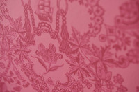 Tapetti 375044 Lacy Dutch Red pink, punainen