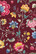 Tapetti 341033 Floral Fantasy Burgundy, punaruskea
