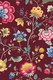 Tapetti 341033 Floral Fantasy Burgundy, punaruskea