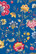 Tapetti 341034 Floral Fantasy Dark Blue, tummansininen