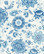 Tapetti 341012 Folklore Chintz Light Blue, vaaleansininen