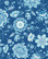 Tapetti 341013 Folklore Chintz Dark Blue, tummansininen