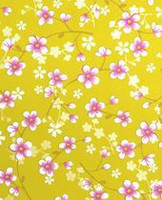Tapetti 313020 Cherry Blossom Yellow, keltainen