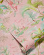 Tapetti 300141 Palm Scene Pink, vaaleanpunainen