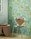 Tapetti 300145 Palm Scene Blue, sininen