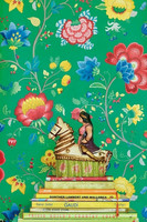 Tapetti 341036 Floral Fantasy Green, vihreä 1m