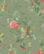 Tapetti 300114 Floris Green, vihreä