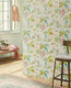 Tapetti 300140 Palm Scene White, valkoinen