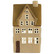 Talolyhty, beige 20cm