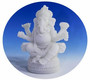 Patsas Ganesh valkoinen 17cm